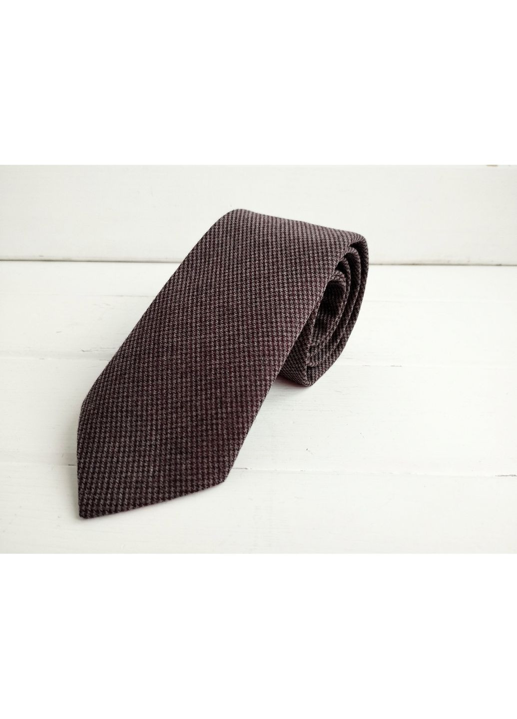 Сіро-бордовий галстук піпіта Major Style (351892210)