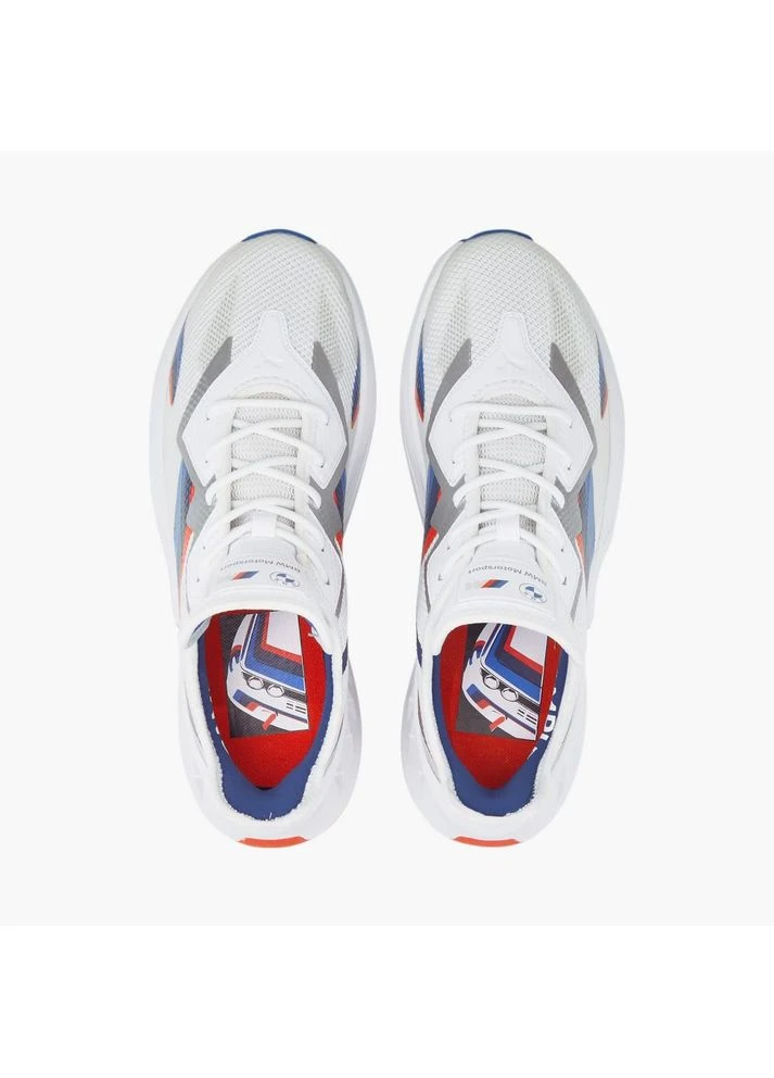 Белые демисезонные кроссовки bmw m motorsport maco sl reborn shoes white 307146-01 Puma