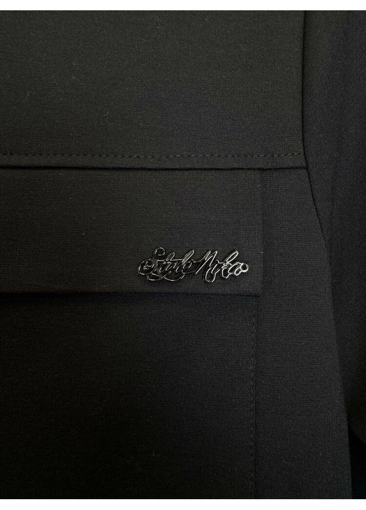 Чорна повсякденний сукня жіноча лондон mksn2327 Style Nika