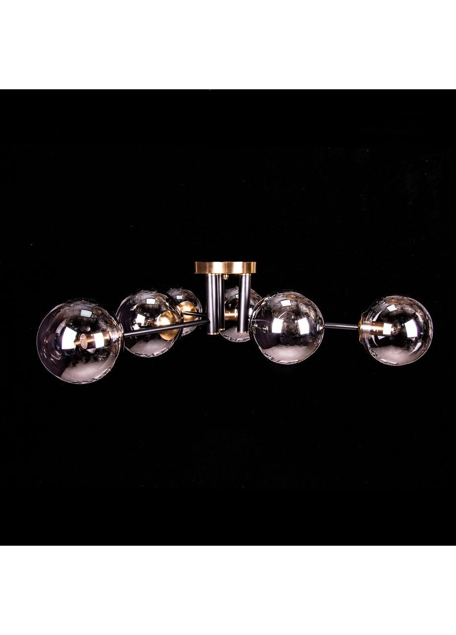 Люстра в стилі ЛОФР на 6 лампочок 2900/6/BK+copper No Brand (352229637)