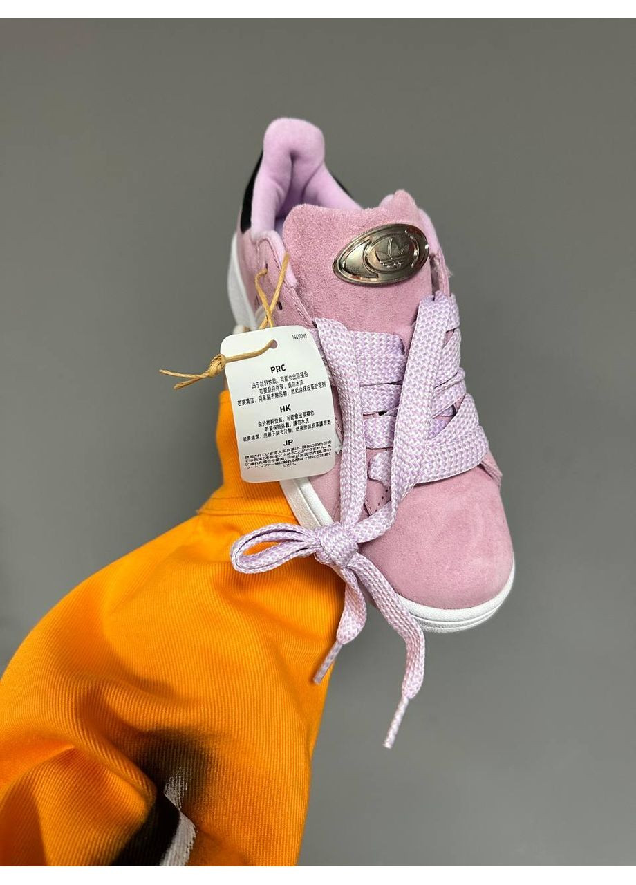 Рожеві Осінні кросівки чоловічі adidas campus pink white адідас кампус No Brand