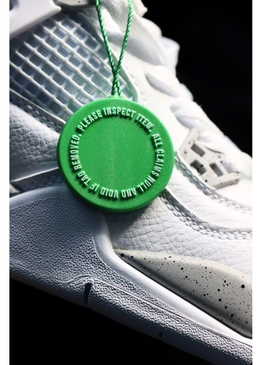 Білі Осінні кросівки чоловічі nike air jordan retro 4 white oreo найк аір джордан No Brand