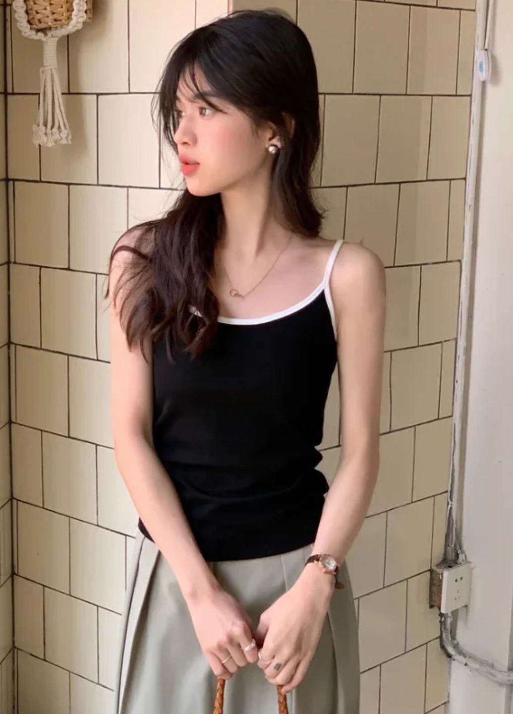 Жіноча майка-топ бавовняна з вкладишами Two Colors (1865-42-01) Macarena — 341485473