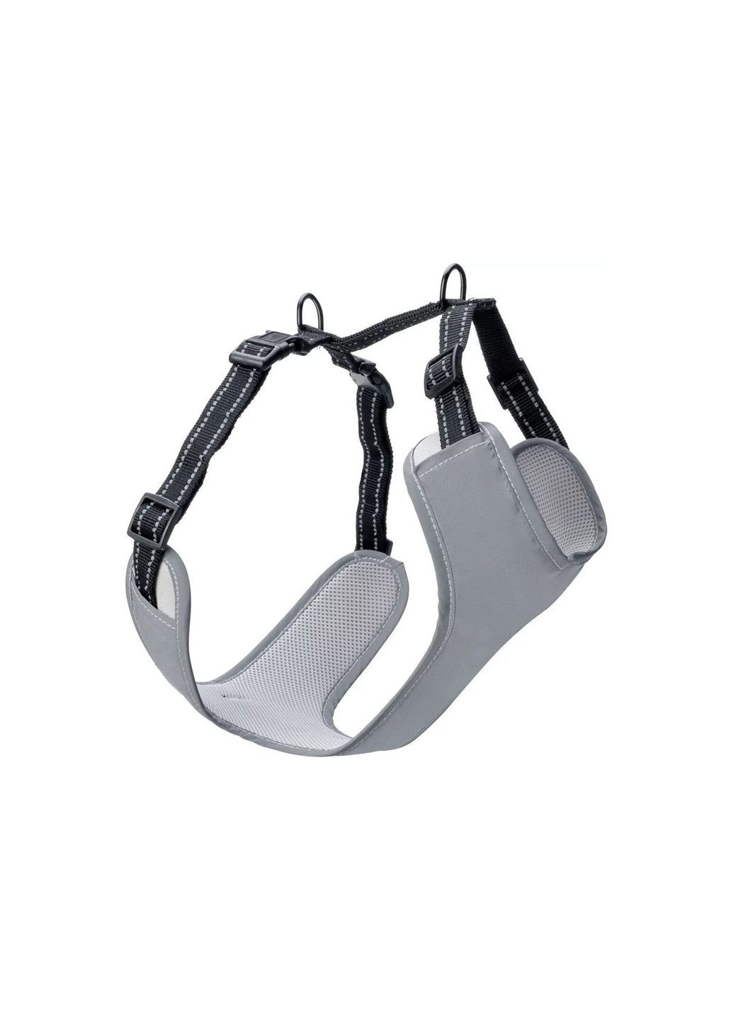 Шлея для собак светоотражающая XS серый Zoofari (315765689)