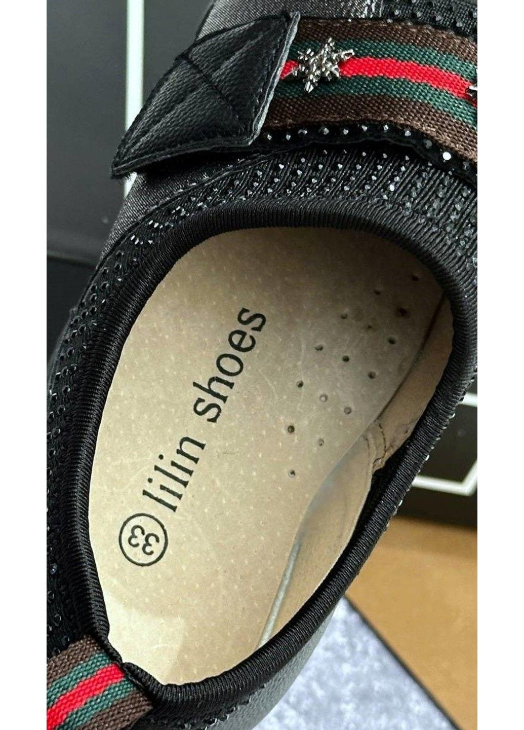 Мокасини дитячі чорні Lilin Shoes (305847633)