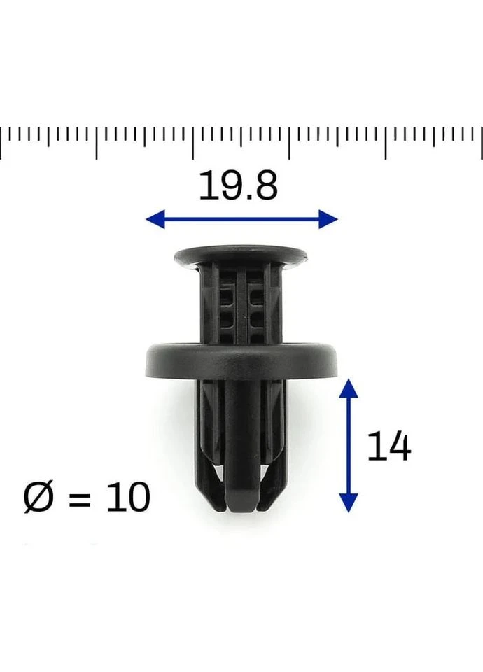Кліпса бампера, підкапотного пластика, захисту днища Honda, Acura, Toyota, Lexus 91505TM8003 China (391584303)