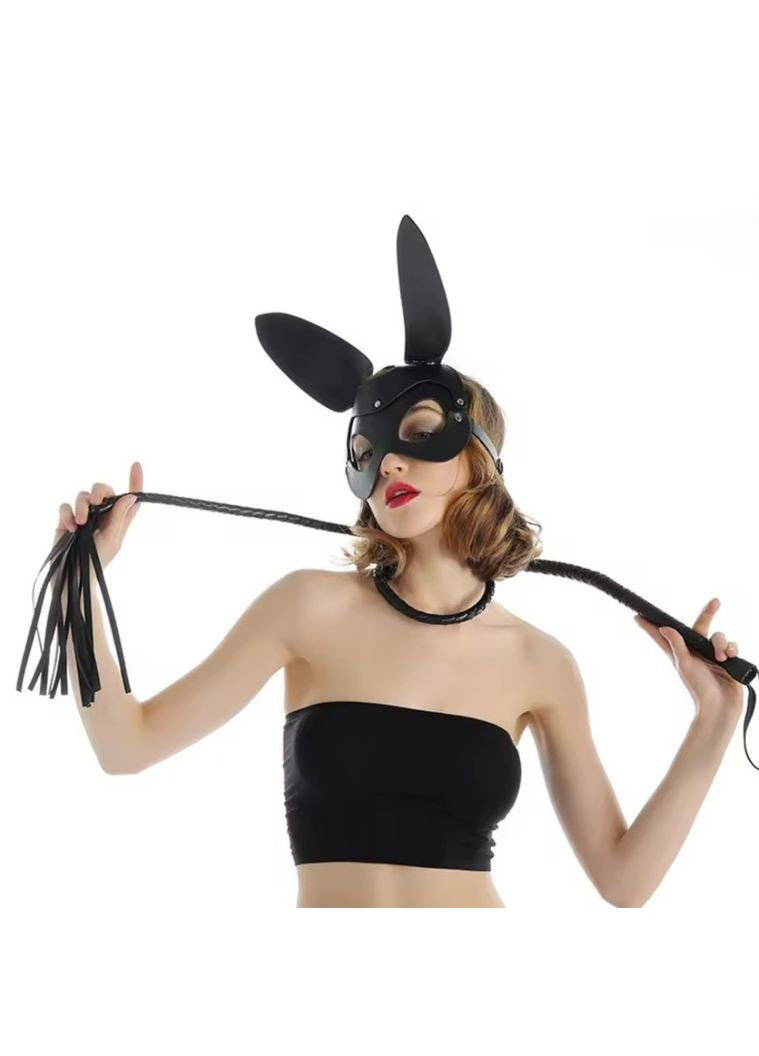Эротическая маска зайчика для ролевых игр, маска зайки для БДСМ игр, БДСМ атрибутика, интимные игрушки No Brand (314706934)