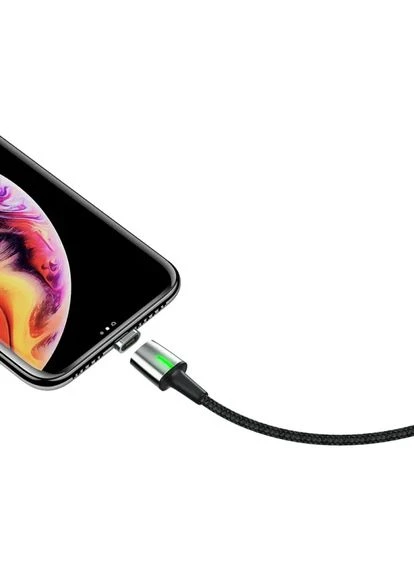 Кабель Zinc Magnetic Fast Charging Data Cable USB to Lightning 2.4A 1m Baseus (360415035)