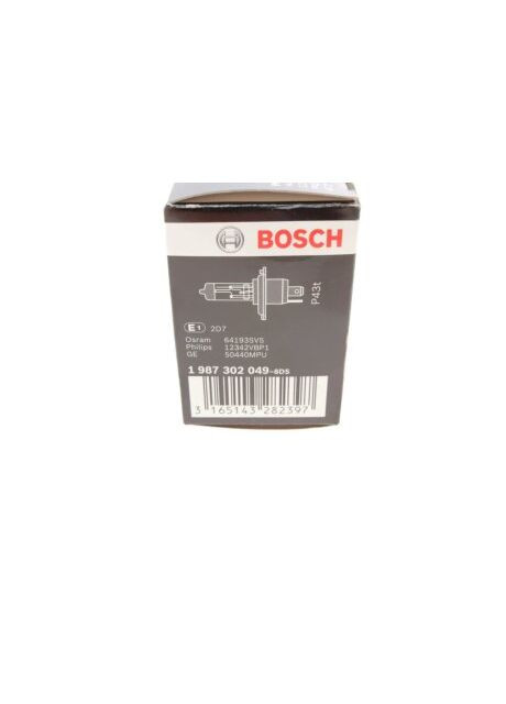 Лампа фарна А 12-60+55 ВАЗ H4 plus 50 ближн., дальн. світло (вир-во ) Bosch (332212903)