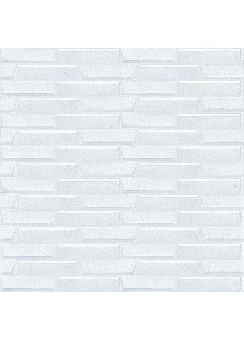 Самоклеющаяся 3D панель белая кладка 19600x700x5мм SW-00001335 Sticker Wall (329897886)
