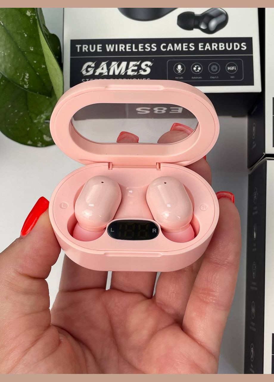 Бездротові навушники Air Dot E8s Рожевий No Brand (331111426)