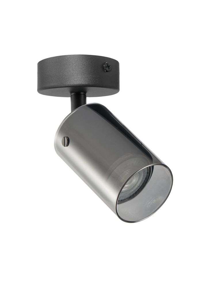 Світильник поворотний, спот 328304 Smoky GU10 1x10W IP20 Чорний (095394) Goldlux (370241226)