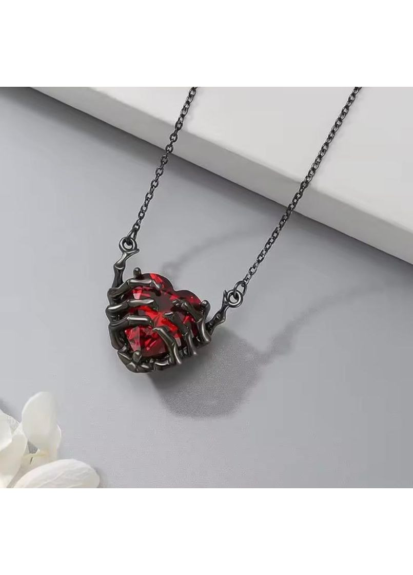 Подвеска черная с готическим сердечком, подвеска черное готическое сердечко, подвеска с сердцем, кулон, цепочка Fashion Jewelry (370672534)