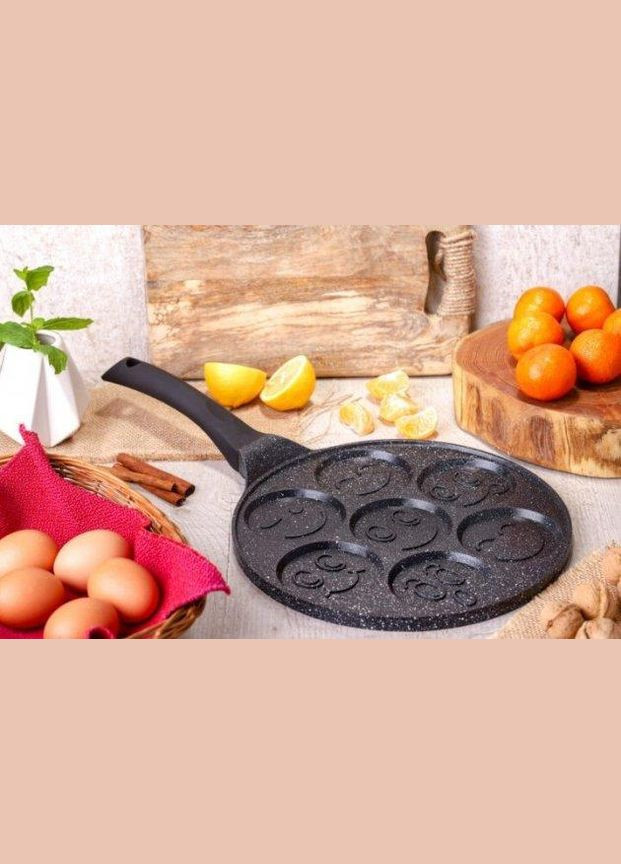 Сковорода для оладий Смайлики EB-7511 27 см Edenberg (364495268)