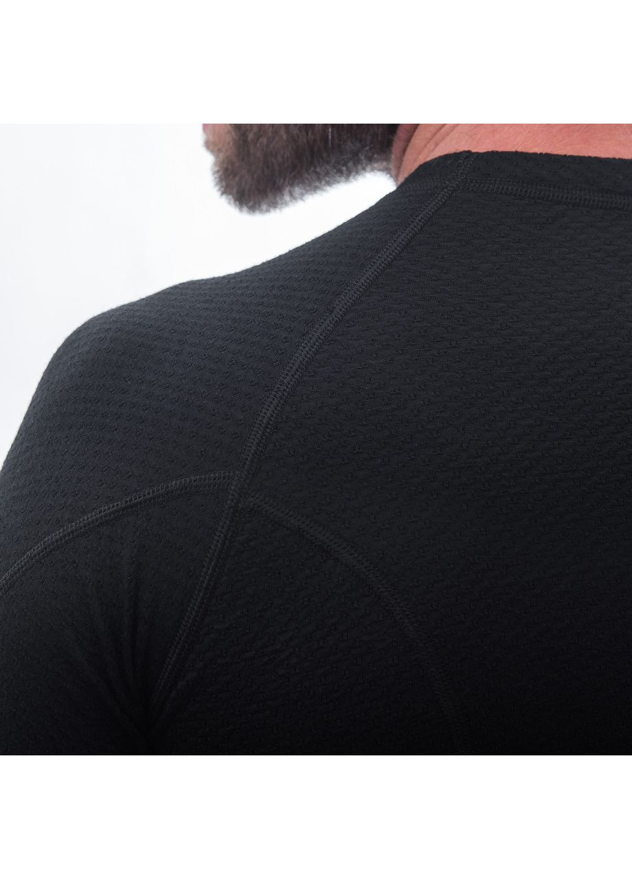 Термофутболка чоловіча Sensor Merino DF LS black 15100021, SM11M-black-L No Brand (368703630)