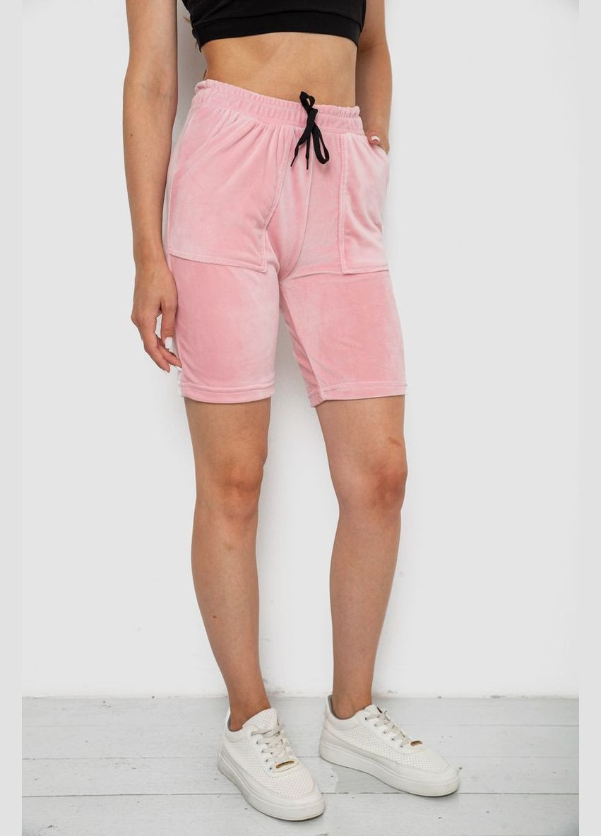 Шорты женские однотонные велюровые,, 238R58169 Anello (341308872)