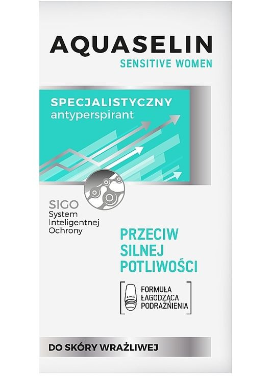Роликовый дезодорант для чувствительной кожи - AA Cosmetics Sensitive Women Deo 50ml. Aquaselin (369559794)
