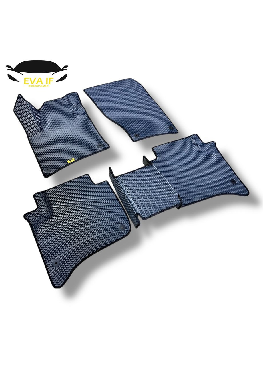 ЄВА килимки салону автомобіля VW 2010 - 2018 / Комплект EVA килимків для фольцваген таурег РОМБ, Фіолетовий Volkswagen Touareg (360947906)