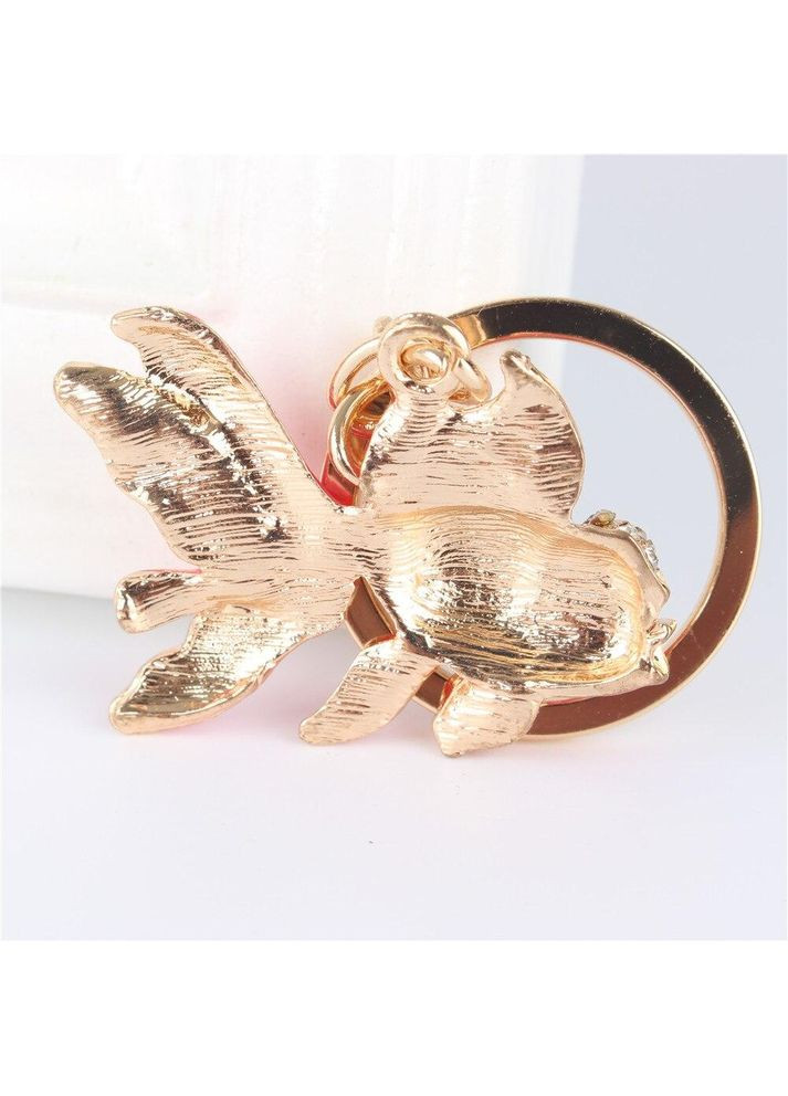 Модний креативний елегантні милий брелок кулон зі стразами у формі казкова Золота Рибка No Brand (292867189)