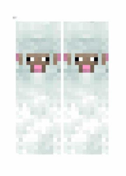 Дакiмакура 150х50 см Вівця Майнкрафт Minecraft Подушка з наволочкою двостороння Viva (346056482)