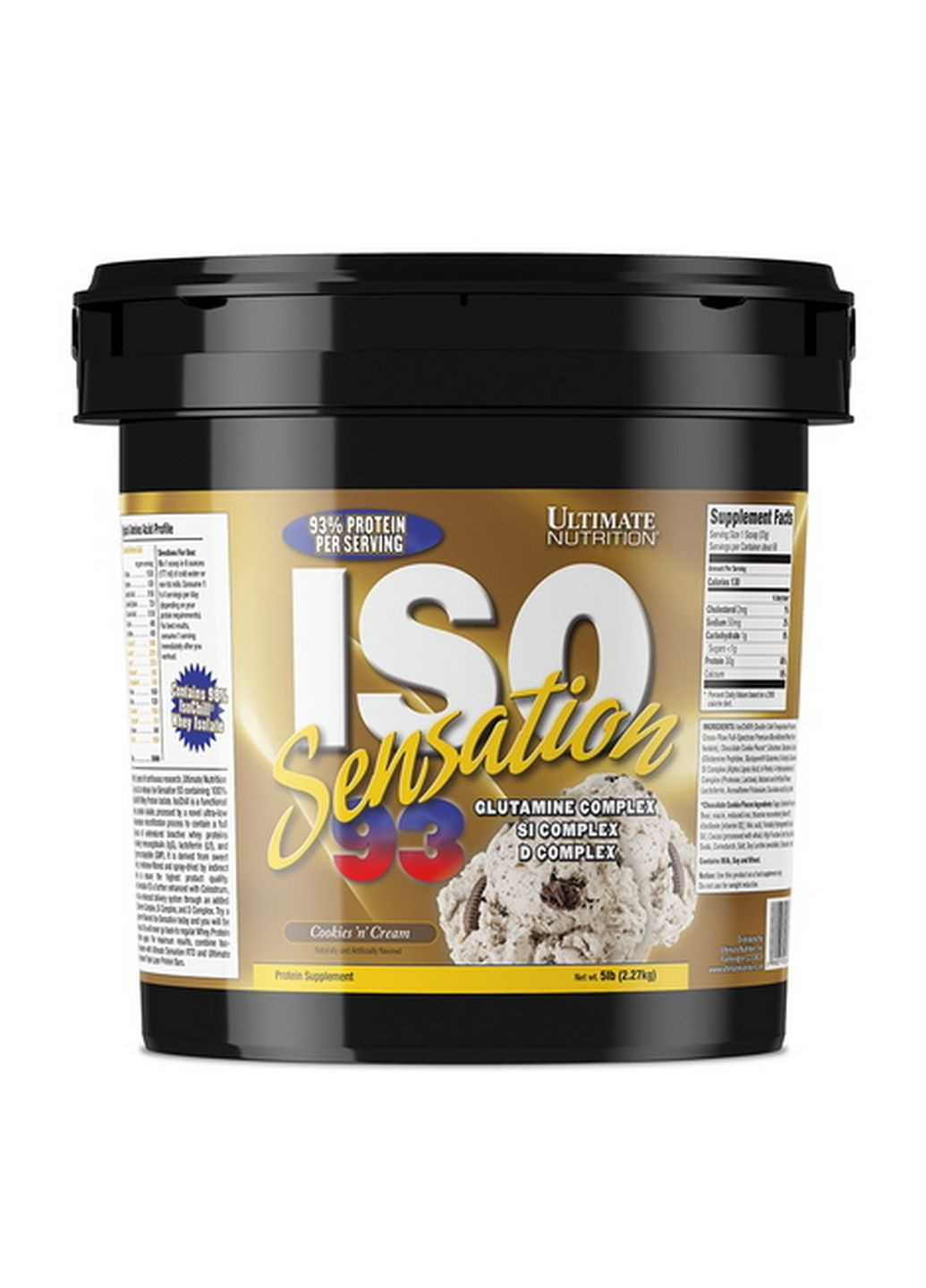 Протеїн Iso Sensation, 2.27 кг Печиво-крем Ultimate Nutrition (293340814)