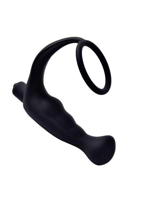 Анальний масажер стимулятор простати з вібрацією Roger-4 - Чорний Drive No Brand (327875845)