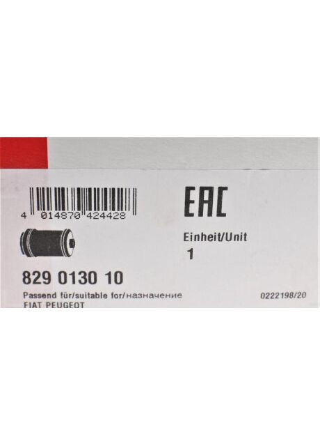 Сайлентблок рычага FIAT, CITROEN, PEUGEOT (Старый номер 985800)(Пр-во ) 829 0130 10 FAG (366204822)