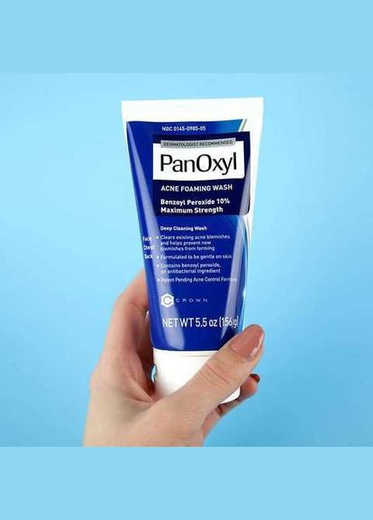 Пенка для умывания с бензоил пероксидом от акне Acne Foaming wash Acne 10% 156 г PanOxyl (313412889)