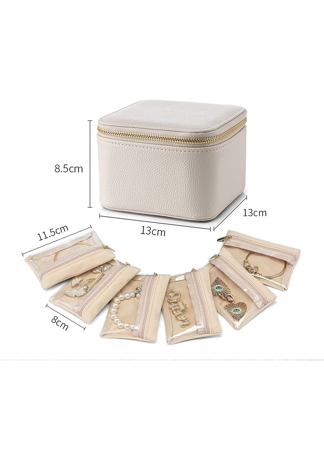 Скринька для прикрас ( 5952) з 6 мішечками для ювелірних виробів Vlando (302520125)