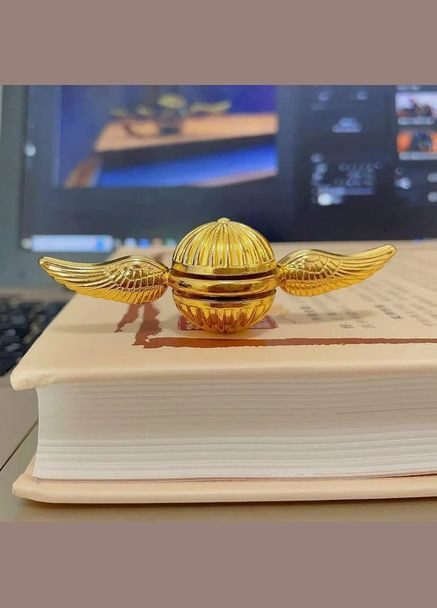 Игрушка антистресс спиннер Snitch Золотой (567) No Brand (339680052)