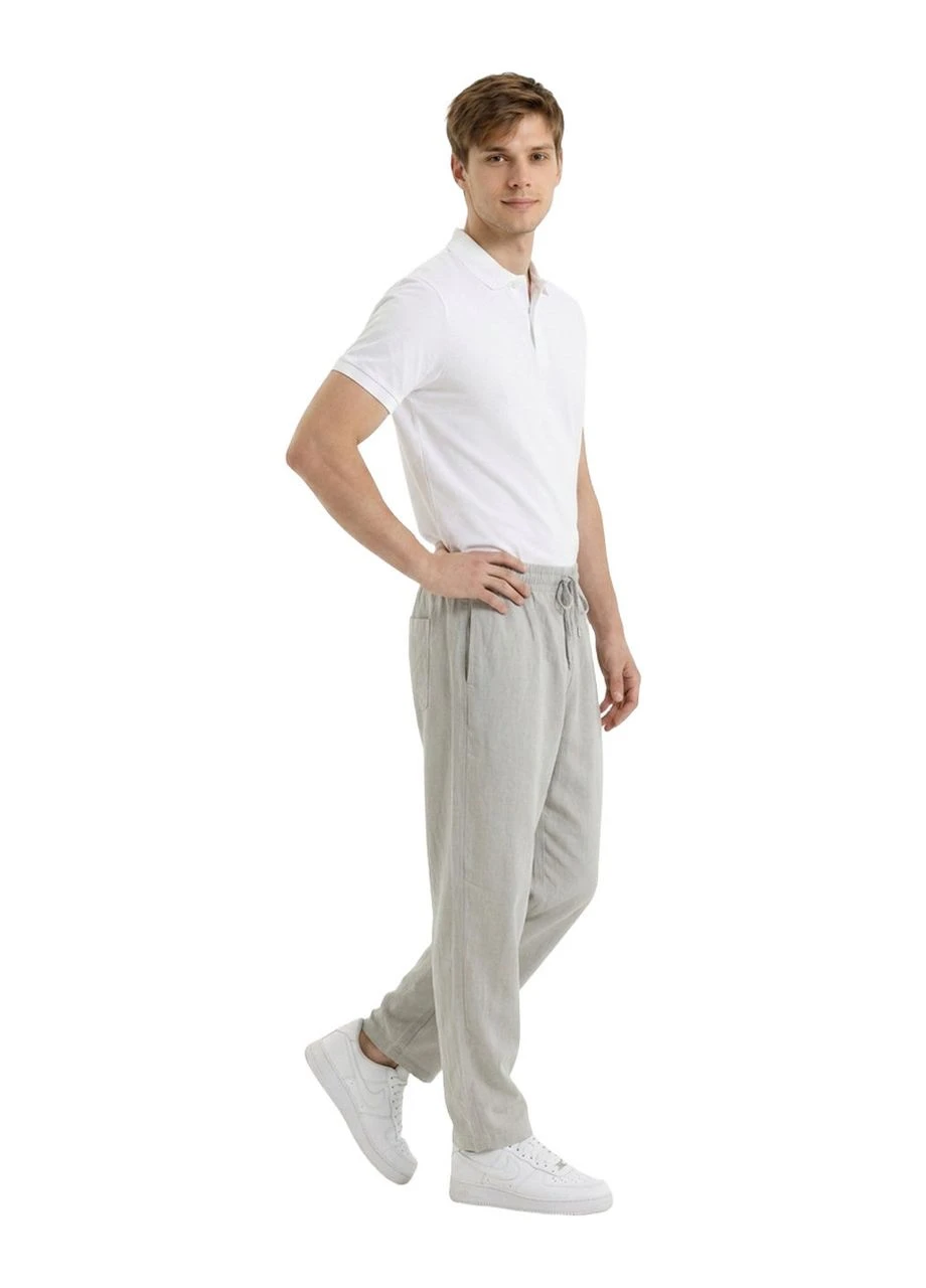 Штани чоловічі літні бавовна-льон Combined Blank Apparel No Brand (392475565)
