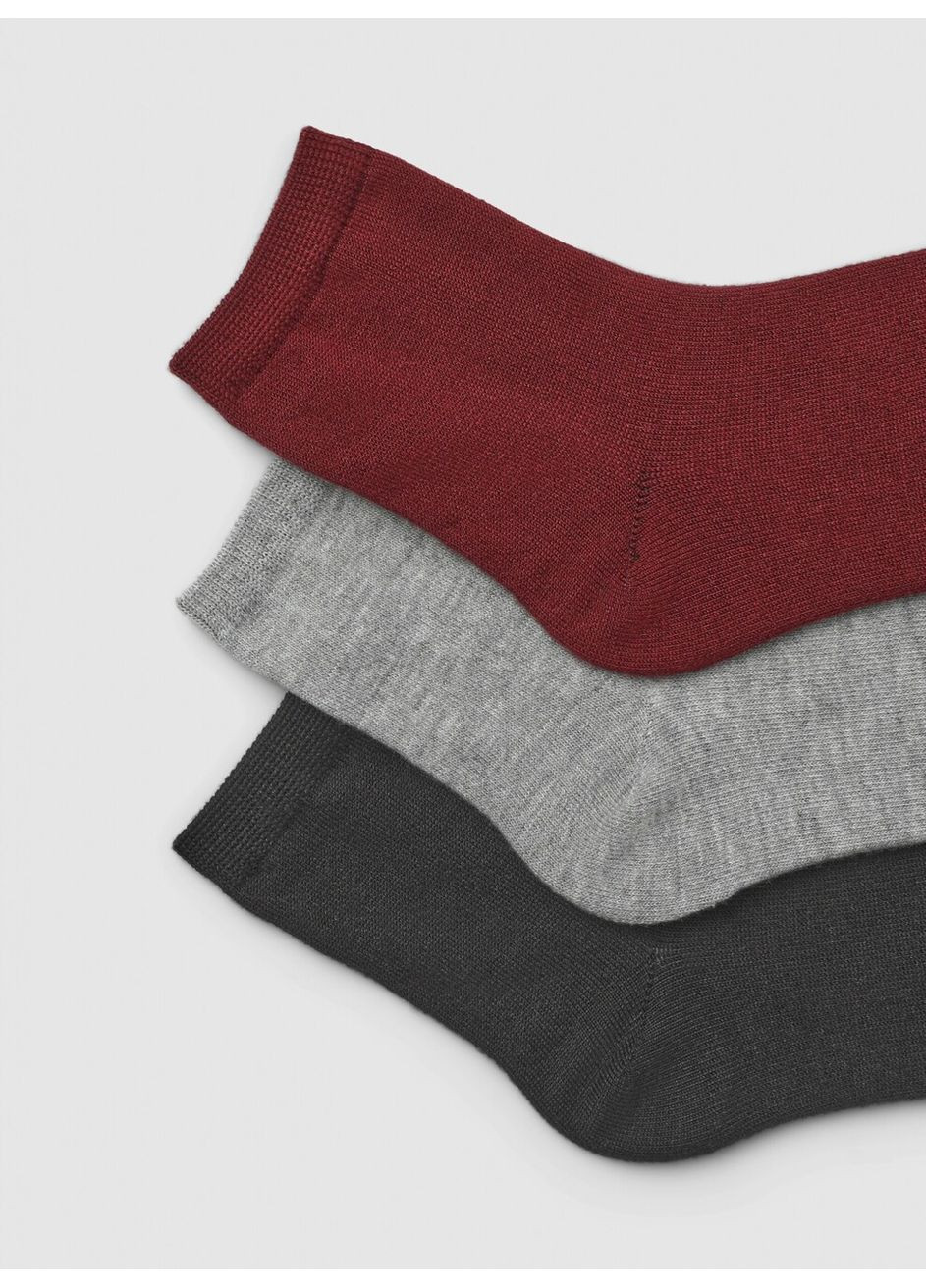 Серые набор носков женщин Terranova однотонные (363045488)