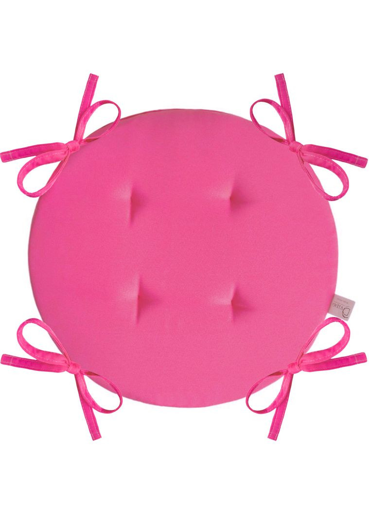 Подушка на крісло Ø 30х2 см рожевий No Brand (324829216)