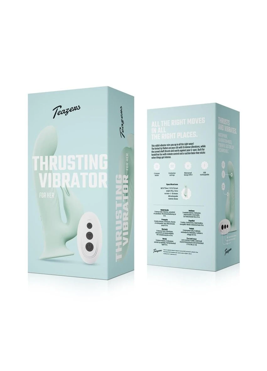 Вібратор-кролик Thrusting Vibrator Teazers (388404973)