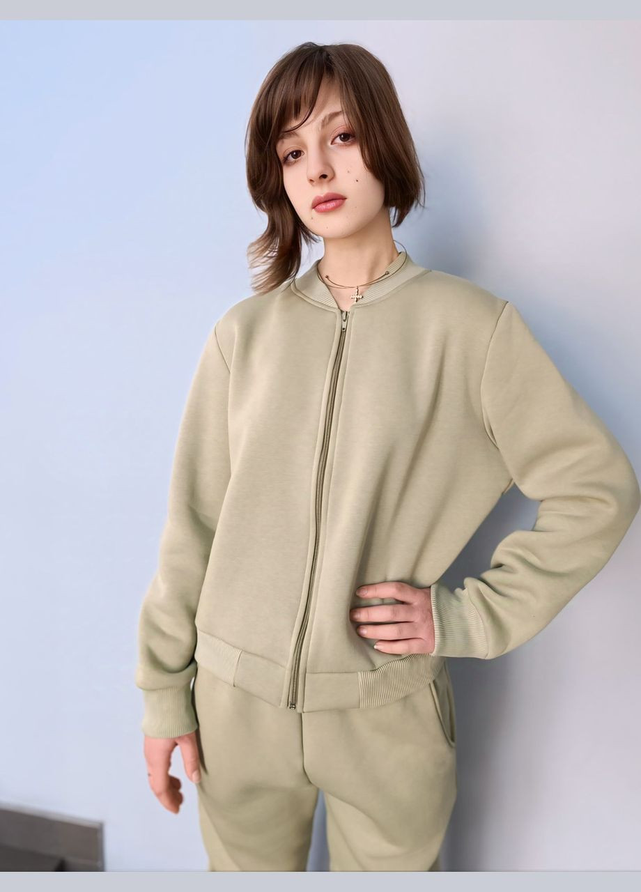 Жіночий спортивний костюм бомбер і джогери на манжеті 2 Льва (358068559)