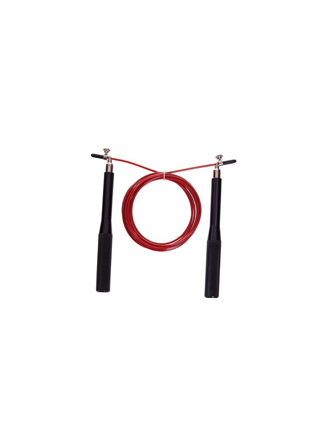 Скакалка скоростная Кроссфит со стальным тросом UHA-69172 Черно-красный (56512014) UFC (322733447)