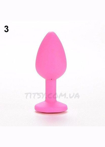 Силіконова пробка з кристалом! 80*34 Drop No Brand (339864665)