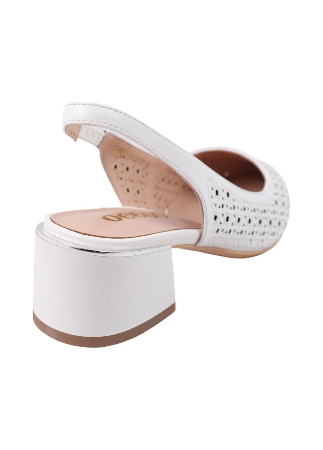Oeego Туфлі жіночі білі натуральна шкіра білий з, китай — (329296937)