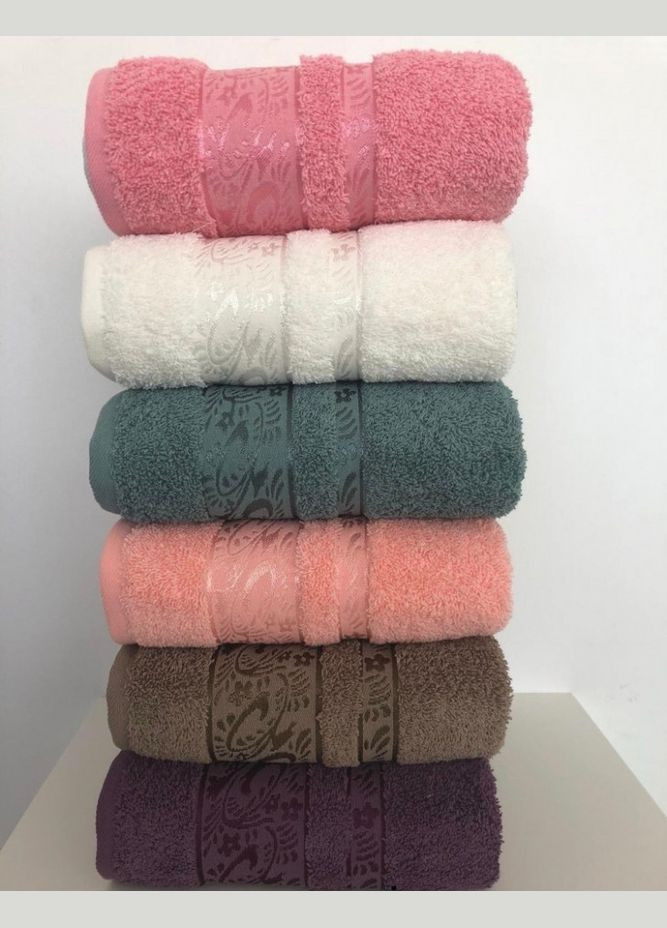 Набір рушників VIP Cotton - Melisa 70*140 (6 шт) Cestepe комбінований
