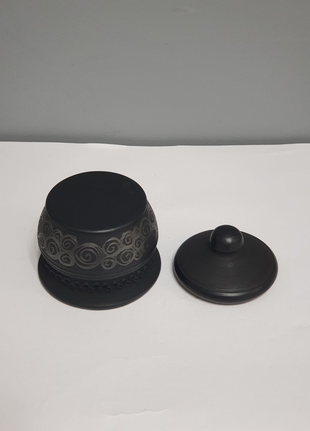 Цукорниця з чорної глини No Brand (323036835)