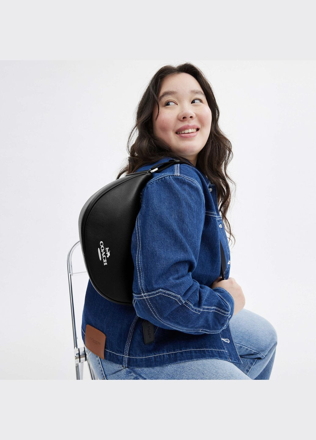 Сумка Coach Pace Shoulder bag Smooth Leather SV/Black CT644 (315703266)