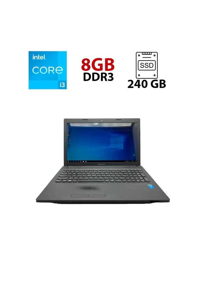 Ноутбук G500 / 15.6" (1366x768) TN / intel Core i3-4000M (2 (4) ядра по 2.4 GHz) / 8 GB DDR3 / 240 GB SSD / intel HD Graphics Lenovo (398144199)