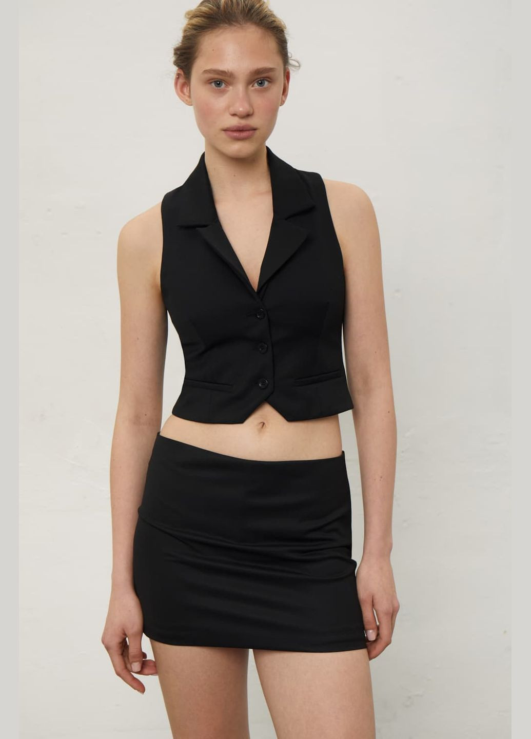 Жилет укороченный Шоколадный 718 Papaya (296033330)