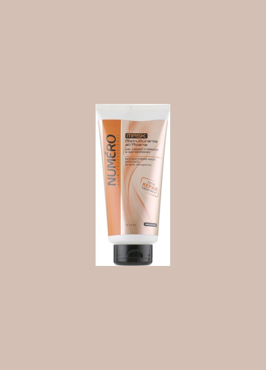 Маска для волос Numero восстанавливающая с экстрактом овса 300 ml Brelil Professional (338437620)