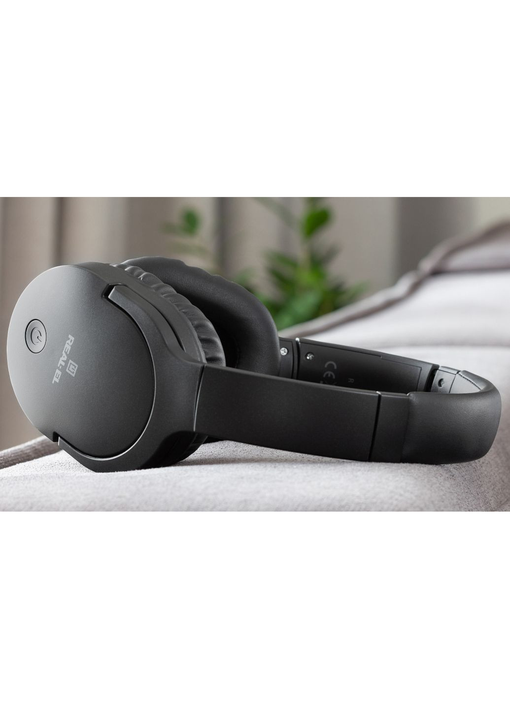 Наушники большие блютуз беспроводные, Black (черные), накладные, Bluetooth 5.0, с микрофоном Real-El GD-850 (355267314)