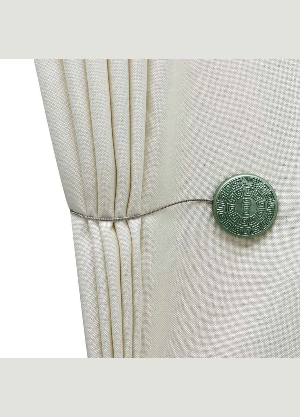 Магнит для штор круг бесконечность 5х5 см антик светлый пара 2 шт MIS LT №12а (323148009)