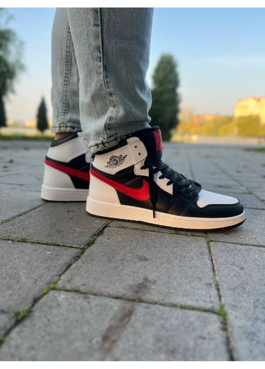Комбіновані літні кросівки nike air jordan 1 retro high найк аір джордан No Brand