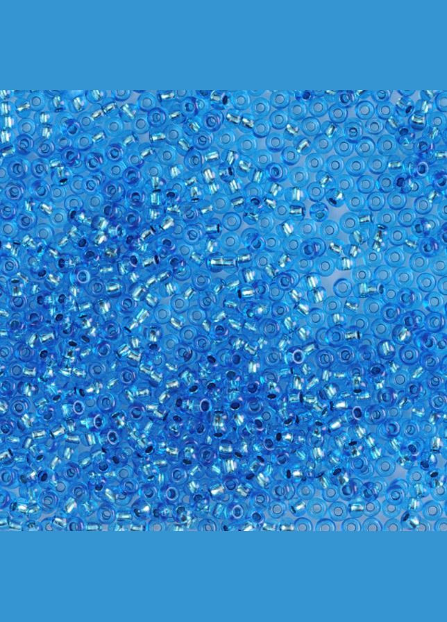 Бісер чеський Preciosa 18236, блискучій, синій глибокий (10 г) No Brand (340486106)