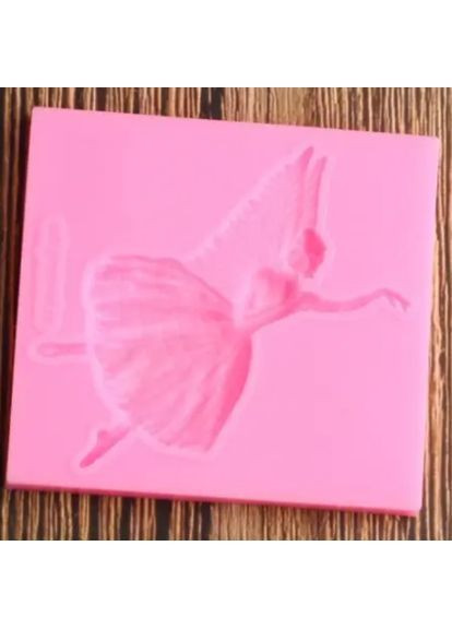 Молд силіконовий Балерина 81 на 75 мм рожевий Jannet молди (368801632)