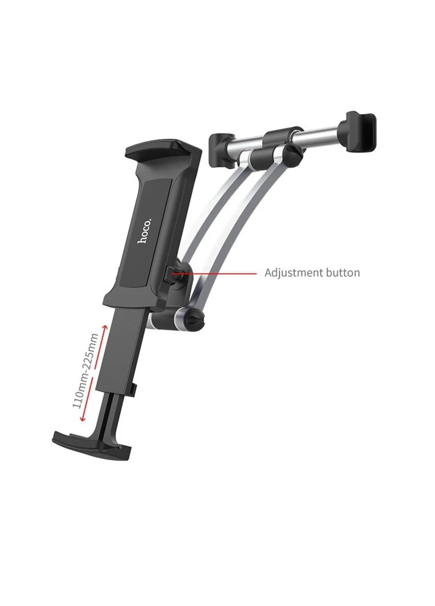 Тримач для мобільного CA62 Handsome aluminum rear pillow incar holder Silver＆Black Hoco (301090914)